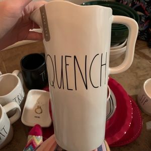 Rae Dunn quench melamine pitcher